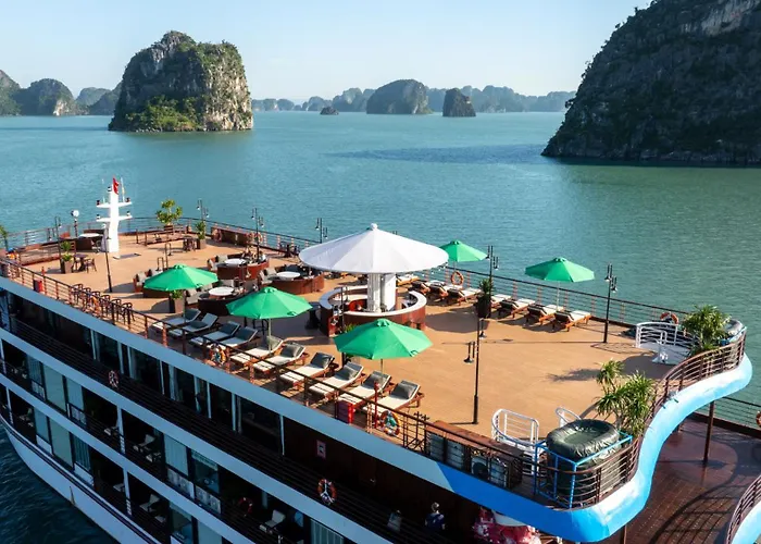 2-day Luxury Cycad Cruise On Bai Tu Long Bay With Pickup From International Cruise Port Or Hanoi Old Quarter