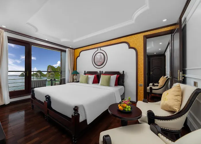 Botel 2-day Luxury Cycad Cruise On Bai Tu Long Bay With Pickup From International Cruise Port Or Hanoi Old Quarter *