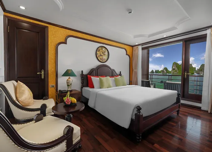 2-day Luxury Cycad Cruise On Bai Tu Long Bay With Pickup From International Cruise Port Or Hanoi Old Quarter Ha Long