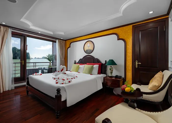 Botel 2-day Luxury Cycad Cruise On Bai Tu Long Bay With Pickup From International Cruise Port Or Hanoi Old Quarter Ha Long