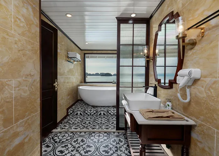 2-day Luxury Cycad Cruise On Bai Tu Long Bay With Pickup From International Cruise Port Or Hanoi Old Quarter Botel